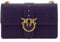 Pinko Love One Classic Cl Vitello Se, Borsa Donna, W84q_viola Uva-antique Gold, Taglia unica
