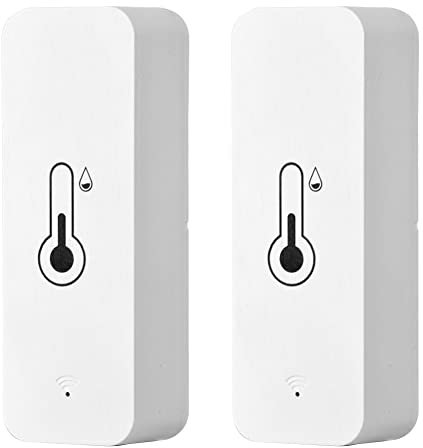 Termómetro higrómetro WiFi, sensor inteligente de temperatura y humedad, monitor remoto para invernadero de hogar inteligente con notificación de aplicación para TUYA