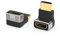 VMOJO 2 Pack 8K HDMI Adapter,270 Degree Upward Angle Gold Plated HDMI Male to Female Connector, Supports 3D 8K HDMI Extender for TV Stick Roku Stick Chromecast Xbox PS5 PS4