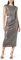 The Drop Midikleid für Damen, Padma Pailletten Cut-Out-Detail, Zinnfarben, S