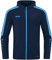 JAKO Damen Kapuzenjacke Power, Marine/Skyblue, 40