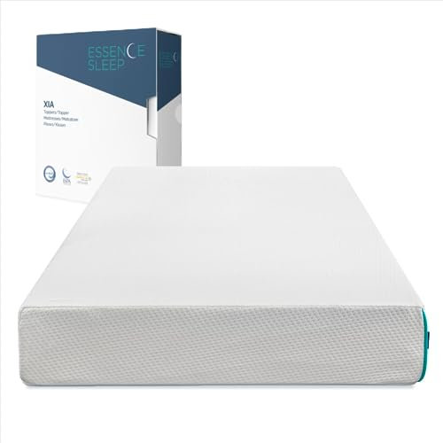 ESSENCE SLEEP XIA Kaltschaummatratze mit Memory Foam Schicht für optimale Schlafunterstützung, kühlendem Effekt und antiallergischem sowie antibakteriellem Bezug, 90 x 200 x 18 cm
