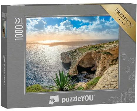 Puzzle 1000 Teile XXL „Blaue Grotte, Malta“ – aus der Puzzle-Kollektion Malta