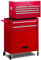 Avilia zerlegbarer Werkzeugwagen | Werkzeugwagen | abschließbare Fächer mit Schlüssel und 5 Schubladen | Wagen mit Koffer | Werkstattwagen aus Stahl 61,6 x 33 x 108,7 cm, rot