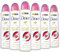 Dove Advanced Care Go Fresh Granatapfel, mit feuchtigkeitsspendender und hautfreundlicher Formel, ohne Alkohol, trockene Haut bis zu 72 Stunden, Deodorant für Damen und Herren, 6 Stück à 150 ml