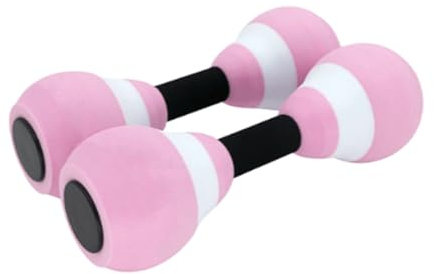 Haltères en mousse pour piscine avec poignée rembourrée pour aquagym, haltères
