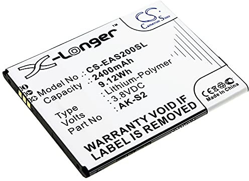 NEU Ersatz Akku Fit Emporia Smart 2(2400mAh / 9.12Wh)