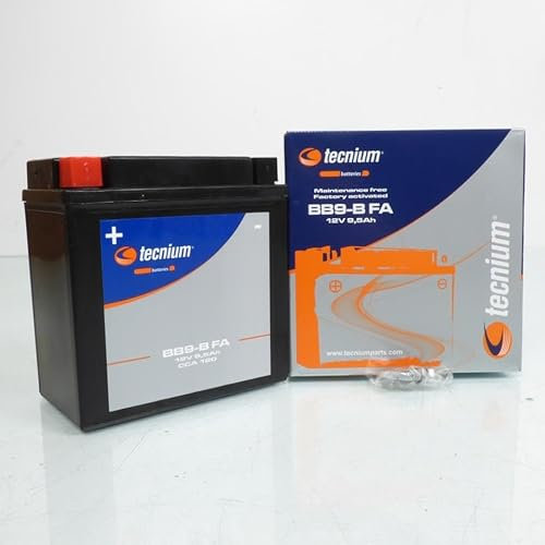 Batteria SLA Tecnium per Scooter Piaggio 50 Vespa S 4T 4V 2008-2013 YB9-B / 12V 9Ah