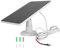 Solar Panel Charger for Google Nest Camera, 5V 10W Solar Power Charger for Doorbell 2K Camera for Ring Video Doorbell 2 for Doorbell 3 (CSP4W-O-W)
