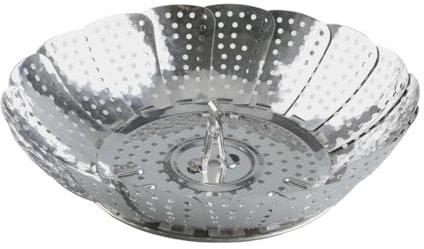 GroveEss Stainless Steel Steamer Basket,Adjustable Collapsible Vegetable Steamer Basket,Multi-Function Folding Steamer Cooker Accessories for Most Pots