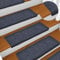 ZEYUAN Treppenmatten 5 STK Stufenmatten, Treppenteppich, Antirutschmatten Für Treppen, Nadelvlies 65x25 cm Anthrazit
