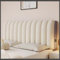 TLMQYXZE Bett Kopfteil Bezug/Überzug, Staubdichte Stretch Bett Kopfteil Abdeckung, Rückenschutz All-Inclusive Slipcover, Bettkopfteil Hussen Waschbarer All-in-One-Bezug(Cream White,140cm(55.1inch))