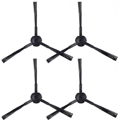 Für Zaco V5s Pro Saugroboter Seitenbürste Ersatz 4 Stück für bessere Staubsammlung