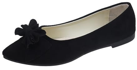 Donna Mocassini Scarpe Eleganti con Punta Quadrata Casual Mocassini Donna Classiche Ballerine Basse Comode Scarpe da Ballo Feste Traspirante Sandali Comodi Yoga Affari Moda Scarpe da Danza