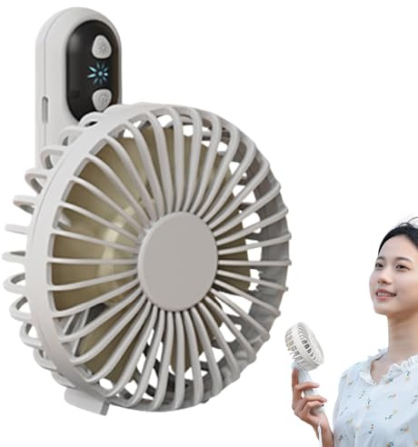 Générique Ventilateur électrique portable, ventilateur portable portable - Fans personnels pliables Samll - Accessoires de voyage portables portables à 3 vitesses à 3 vitesses pour croisière et plage