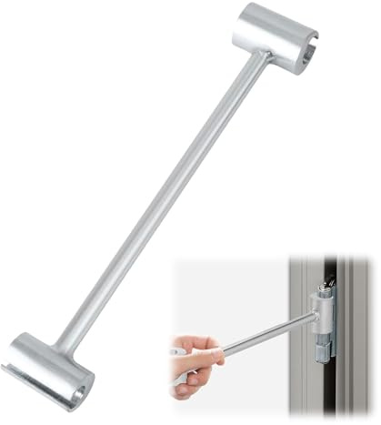 GVSS Strumento di regolazione della cerniera della porta 14-19 mm Argento, strumento di regolazione cerniera per porte tagliafuoco, compatibile con tutti i tipi di porte
