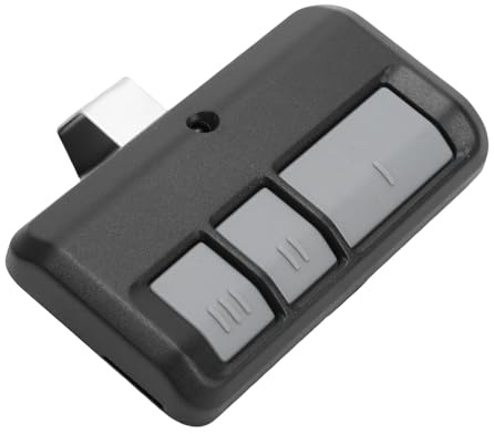 SENECESLI Fernbedienung Passend für LiftMaster Craftsman Garagentoröffner-Fernbedienung 893LM 893MAX 971LM Universal mit Zusätzlicher Batterie, 3-Schlüssel-Visierclip