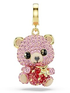 Swarovski Damen Idyllia Charm Teddy Rosa 5738357