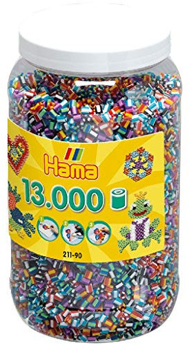 Hama 211 – 90 perlas de 13.000 rayas en Tub , color/modelo surtido