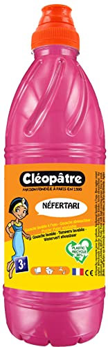 CLEOPATRE - PGBB1-10 - Peinture Gouache Néfertari Baby - Rose/Thyrien - Flacon 1 L