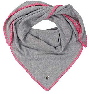 Zwillingsherz Dreieckstuch mit Kaschmir - Hochwertiger Schal mit Heckel Rand für Baby-s Jungen und Mädchen - XXL Hals-Tuch - Strick-Waren für Sommer und Winter von Cashmere Dreams hgr