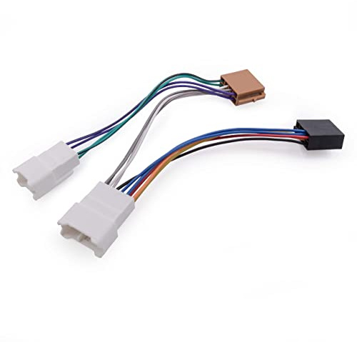 vhbw Autoradio ISO Adapter kompatibel mit Toyota Avensis T25 (2003-2009) | T27 (2009-2015), T22 (1997-2003)