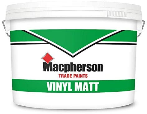 Macpherson Vinyl Matt Paint Brilliant White 10 Litre