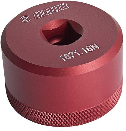 UNIOR Bottom Bracket Socket 16 Notch - Red