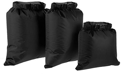 Lixada Lot de 3 Sacs étanches et Portables ultralégers pour Camping, randonnée, Kayak (1 L + 2 L + 3 L), Couleur 4, Modern