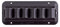 Horka peitschenhalter 15,5 cm schwarz 6 Peitschen