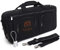 Waxed Canvas Chef Knife Bag Holds 19 Knives Plus Knife Steel Meat Cleaver and Large Storage Compartments! Our Most Durable Professional Line Knife Carrier Includes Custom Padlock! (Bag Only) (Black)