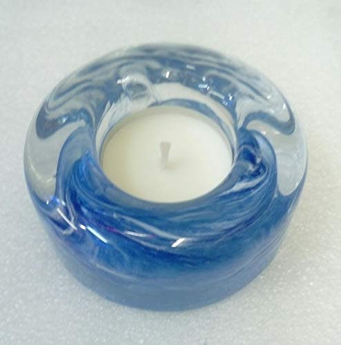 BOUGEOIR EN VERRE SOUFFLÉ