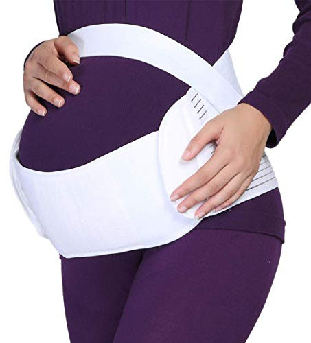 LOVELYBOBO Femme Enceinte Ceinture - Ceinture de Maternité Soutien Lombaire et Abdominal pour Femme Enceinte - Bandeau de Grossesse Elastique et Comfortable - Gaine Abdominale Respirable