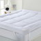 Microfiber 10 Cm Quilted Single Mattress Topper | Orthopedic Box Stitched Firm Mattress Topper | Easy Fit Deep Pocket Bed Toppers with Elastic Straps (Single)