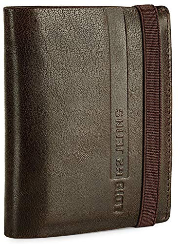 Lois - Portefeuille Homme Cuir - Portefeuille Cuir Homme. Portefeuilles et Porte Carte Homme. Porte Feuille pour Homme Vintage, Marron