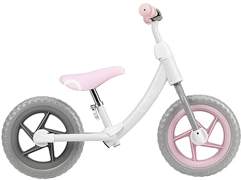 Momi Ross Kinderlaufrad für Mädchen und Jungen (max. Körpergewicht 30 kg), pannensichere Eva-Räder, Stabiler Metallrahmen, regulierbare Sattelhöhe mit Quick Release, Gewicht 3 kg