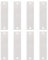 BENECREAT 30 Pack Aluminium Stamping Blank Tag Rechteck Links Mit 2 Löchern Und Aufbewahrungsbox Für Halskette Armband Hundemarken Machen