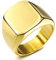 MeMeDIY Personalisierter Siegelring Benutzerdefinierte Gravur Rohling für Männer Frauen Junge Mädchen Bester Freund Edelstahl Band Jubiläum Hochzeitsschmuck Geschenk (Schwarz Farbe Größe 60)
