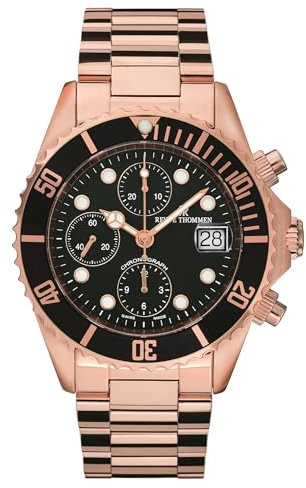 Revue Thommen Herren Armbanduhr Diver 42 mm Chronograph Armband Edelstahl 17571.6167