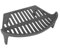 Heavy Duty Conventional Large Cast Iron Sturdy Fireplace Accessory Fire Coal Log Grate, Metal Black for 14-Inch Fireplace GRA02