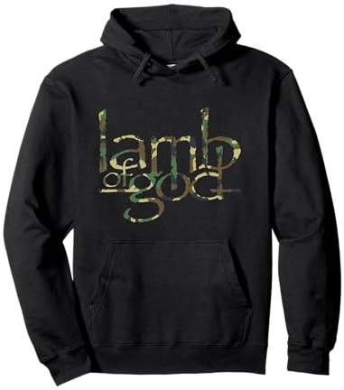 Lamb of God Memorial Day Camouflage Logo Pullover Hoodie