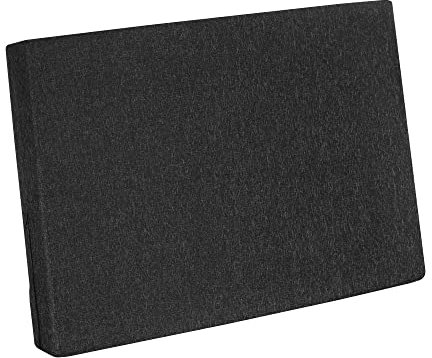 Pillows24 - Palettenkissen 120 x 80 Sitzkissen | Palettenauflage für Palettensofa | Sitz- & Rückenkissen für Europaletten | Palettenmöbel für Indoor & Outdoor mit UV-beständig | Made in EU | ‎Schwarz