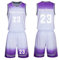 Benutzerdefiniert Basketball Trikots Basketball-Trikots Jungen und Mädchen mit Namensnummer Basketball Trikot Shirts und Shorts zweiteiliges Se (Color : White)