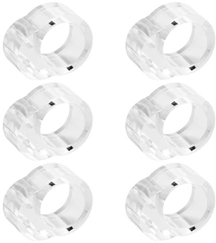 GLADFRESIT Door Handle Protectors 6PCS Door Handles Cover Transparent Door Handle Stopper Padded Easy to Install for Bathroom Wall Cabinets Door Handle