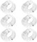 GLADFRESIT Door Handle Protectors 6PCS Door Handles Cover Transparent Door Handle Stopper Padded Easy to Install for Bathroom Wall Cabinets Door Handle