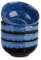 vancasso STARRY Juego de 4 Cuencos de Cereales 720 ml, Esmaltado Reactivo in Gres, Cuencos de Sopa de 14.9 cm, Juego de Tazones para Desayuno, Pasta, Ramen, Lavavajillas y Microondas, Vintage Azul
