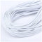 Elastisches Seil 2meter / Bag 1mm / 1,5 mm / 2mm / 2,5 mm / 3mm / 4mm / 5mm Runder Gummiband des elastischen Bandes elastischer Seil DIY. Nähzubehör Seil Elastisch(White)