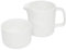 Off White Hotel Porcelain Sugar Bowl & Milk Creamer Jug Afternoon Tea Party Set