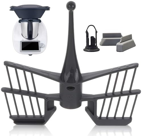Frogetu 1 Pièce Agitateur Papillon pour Thermomix TM5 TM6 TM31,Accessoires De MéLange Papillon,Accessoires Fouet Batteur,Pièces De Rechange Pour Robot Culinaire,Fouet pour Mixer