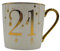 HOX Ceramic Age Cup – 21st Birthday Gift Mug – Premium Quality Coffee Cup